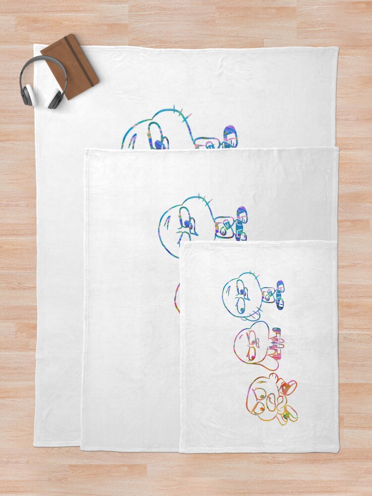 Alternate view of Mad Darwin, Anais, and Gumball - The Amazing World of Gumball Throw Blanket