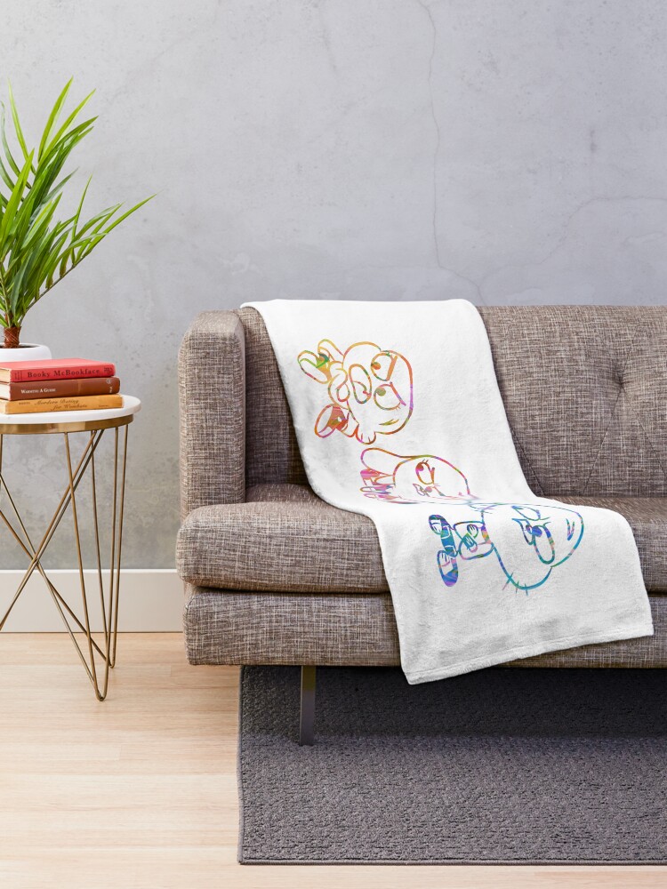 Alternate view of Mad Darwin, Anais, and Gumball - The Amazing World of Gumball Throw Blanket