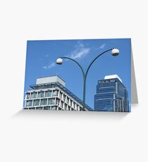 Public and Private - Thirty Years Apart Greeting Card