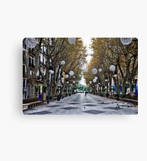 Early morn on The Borne.. Canvas Print