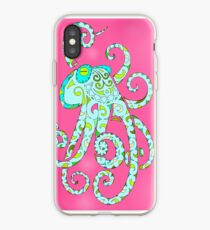 Pink Octopus iPhone Case