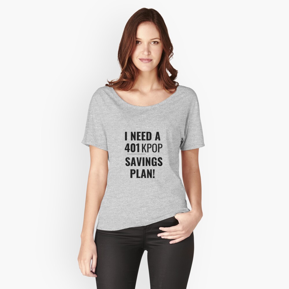 401 K-pop Savings Plan Relaxed Fit T-Shirt