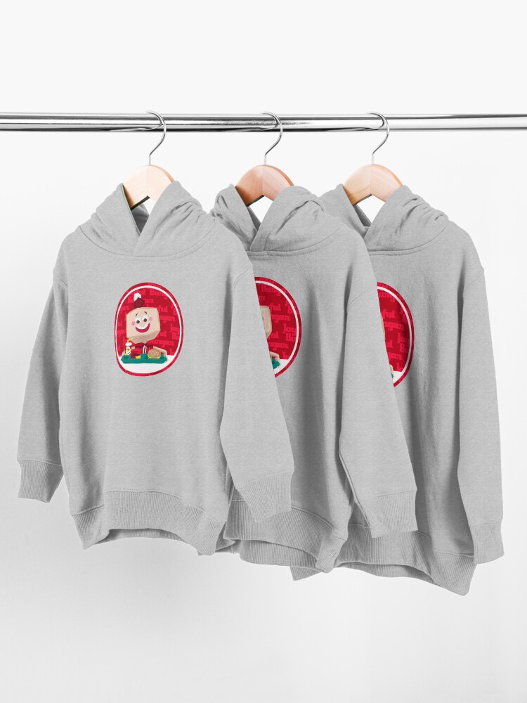 Alternate view of Larry the Joyful Burger Worker - The Amazing World of Gumball Toddler Pullover Hoodie