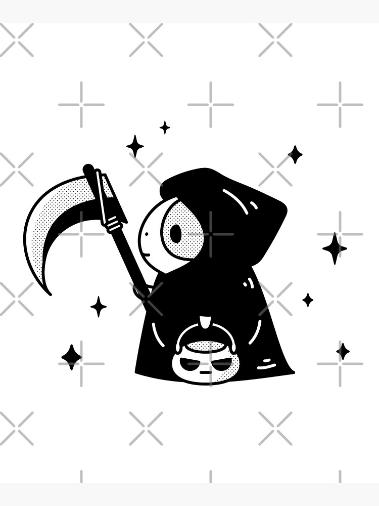 Bubu the Guinea pig, Little Grim Reaper by Miri-Noristudio