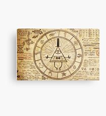 Gravity Falls, Bill Cipher Metal Print