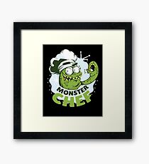 Monster chef cook Framed Print