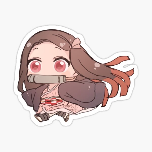 Nezuko Kamado Chibi Kimetsu no Yaiba Sticker