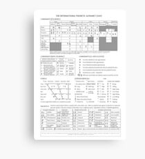 International Phonetic Alphabet Canvas Print