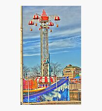 Coney Island amusement park Photographic Print