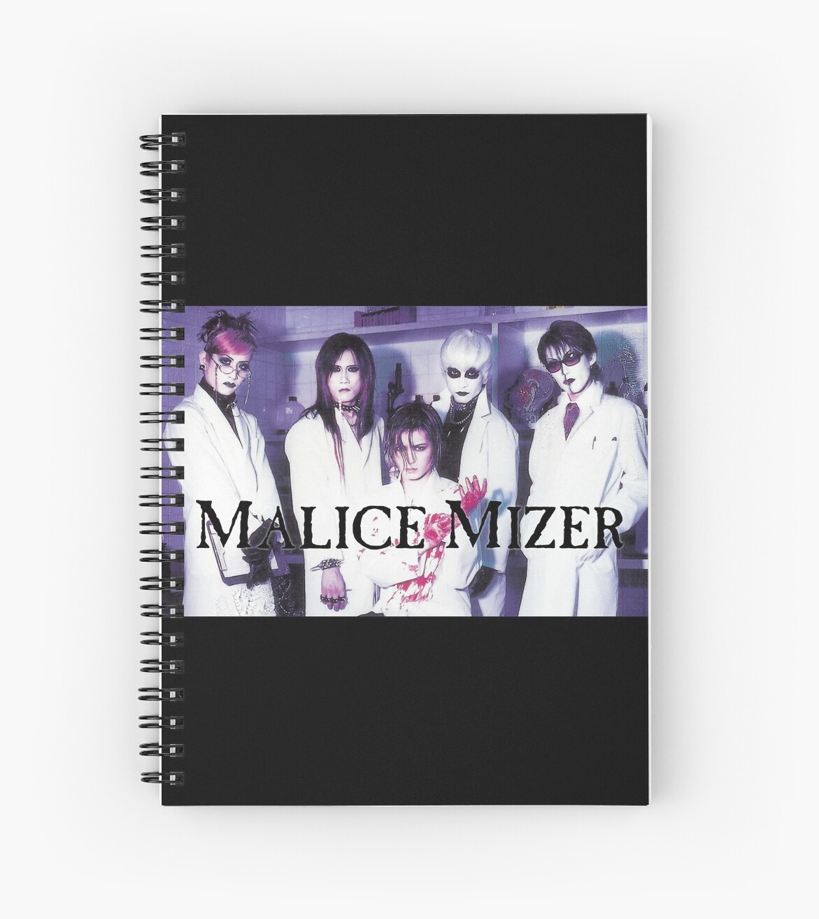 Malice Mizer Illuminati Transparent Logo Spiral Notebook By Jasonalms2010 Redbubble