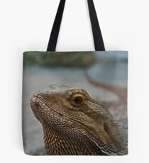 Bearded Dragon Closeup Tote Bag