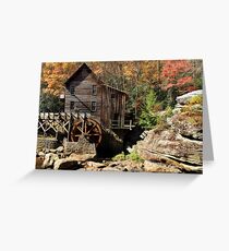 Glade Creek Grist Mill Greeting Card