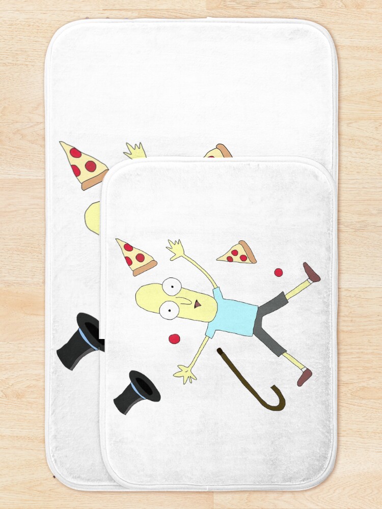 Alternate view of Mr Poopy Butthole is waiting for next season rick and morty fan art Bath Mat