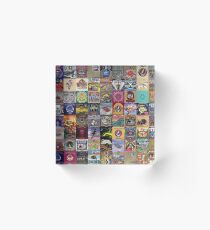 Grateful Dead Album Covers Acrylic Block