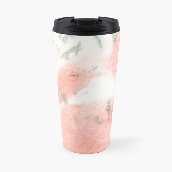 Pea Flower Print Travel Mug