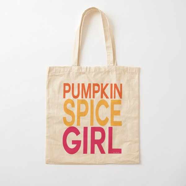 Pumpkin Spice Girl Cotton Tote Bag