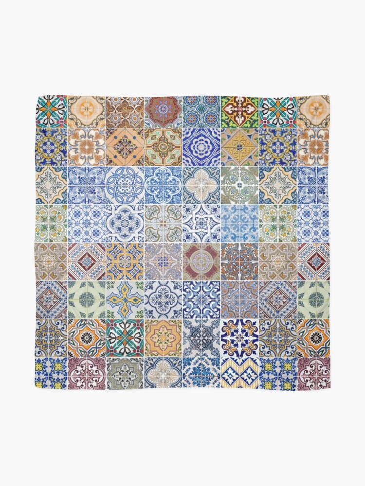 Alternate view of Set of 48 ceramic tiles patterns Scarf