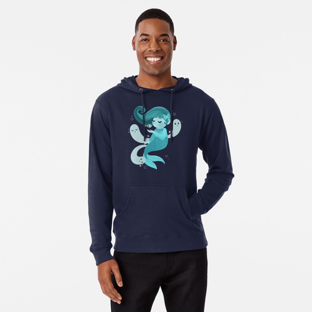 Ghost Mermaid Lightweight Hoodie