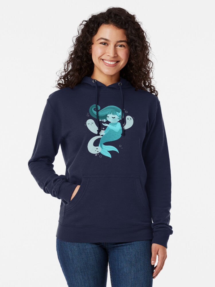 Alternate view of Ghost Mermaid Lightweight Hoodie