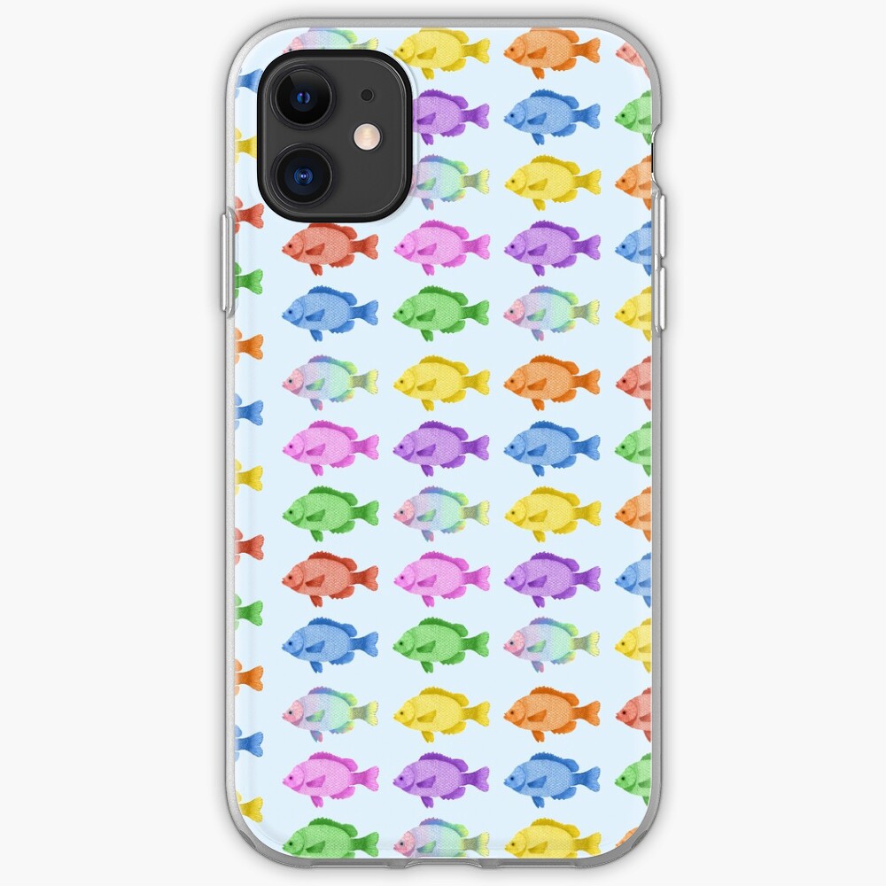 Peces multicolores Funda y vinilo para iPhone