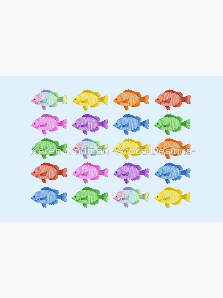Peces multicolores de KTodman