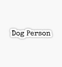 Dog Person Sticker