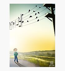 Chant d'oiseaux au matin - Early chanting birds Photographic Print