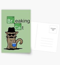 Breaking Cat Postcards