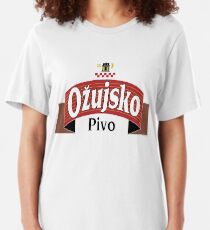 Croatia - Ozujsko Pivo - World Beers Slim Fit T-Shirt