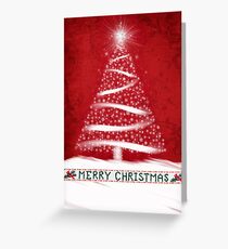 White Christmas Greeting Card