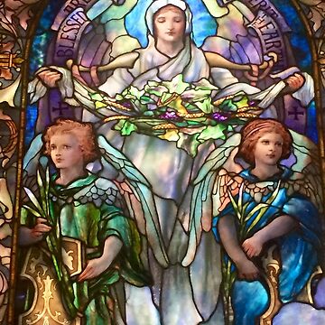 Artwork thumbnail, Tiffany Stained Glass Windows: Angels by Matlgirl