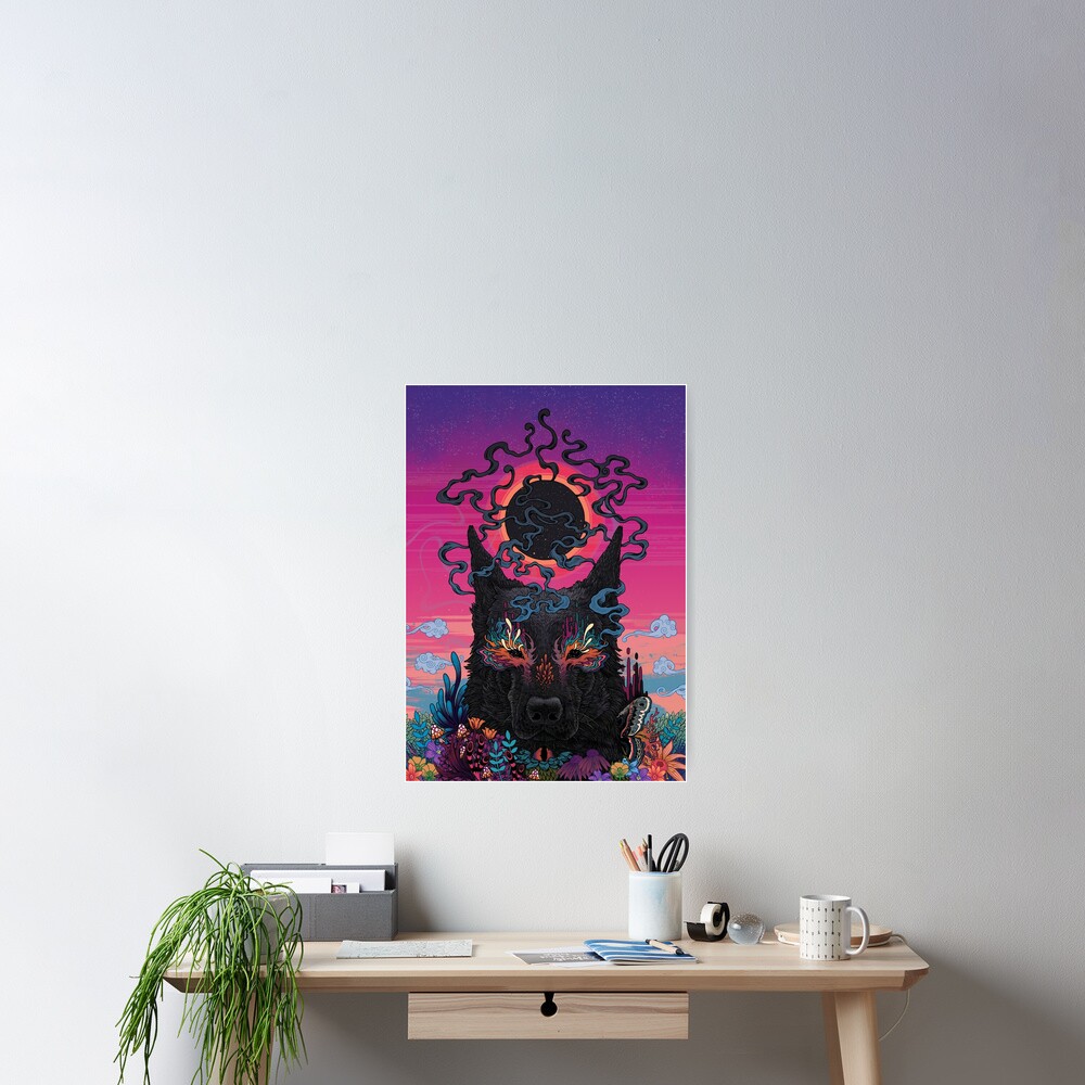 Black Eyed Dog Poster