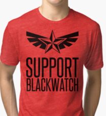 Support Blackwatch Tri-blend T-Shirt