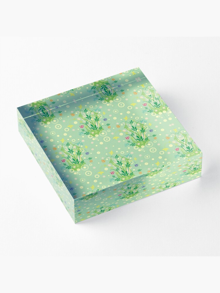 Alternate view of Decorative products with floral ornament. Acrylic Block