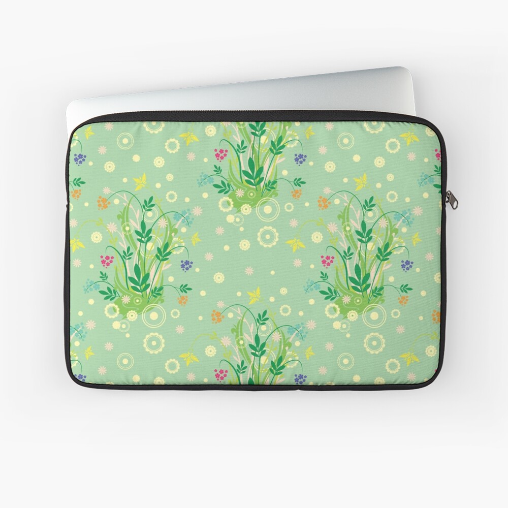 Decorative products with floral ornament. Laptop Sleeve