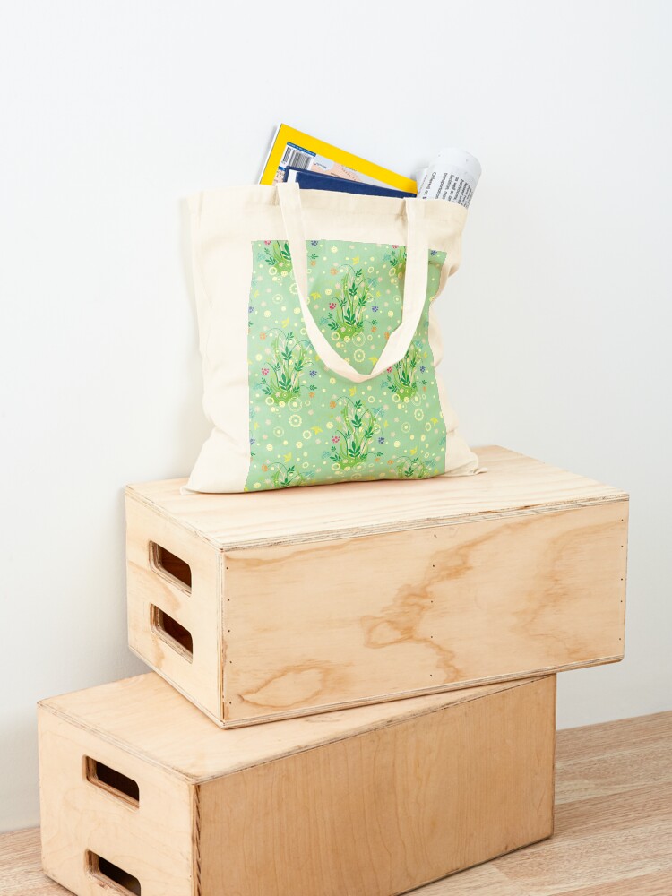 Alternate view of Decorative products with floral ornament. Tote Bag