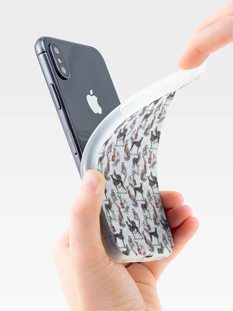 Alternate view of The Christmas Greyhound iPhone Case & Cover