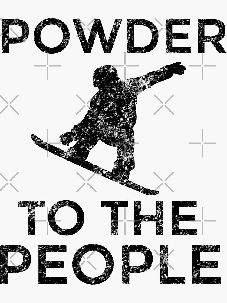 "Funny Snowboarding Vintage Design " Sticker by EstelleStar Redbubble