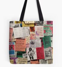Riot Grrrl Fliers (1996) Tote Bag