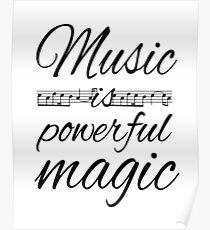 Póster Music is Powerful Magic