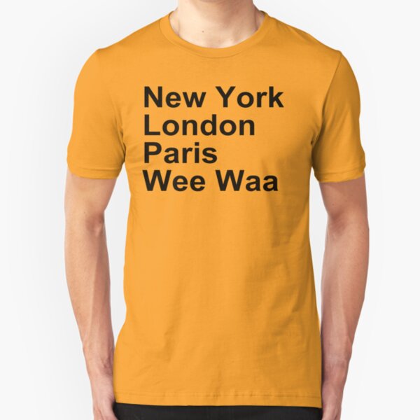 New York London Paris Wee Waa Slim Fit T-Shirt