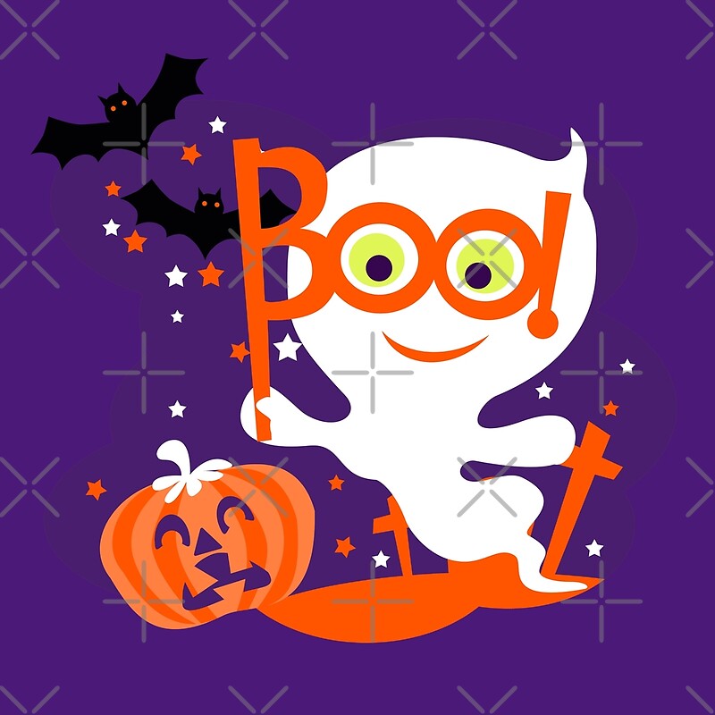 "Halloween Boo" by richhwalsh Redbubble