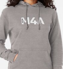 Copy of M4A (Medicare for All) White Acronym with Black Text and Outline Lightweight Hoodie