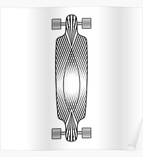 Longboard Surfboard Poster