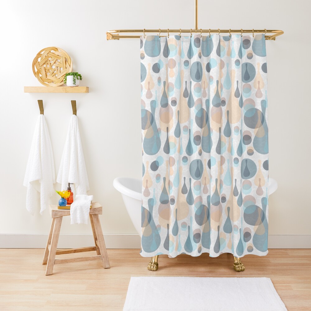 Spots and drops Shower Curtain