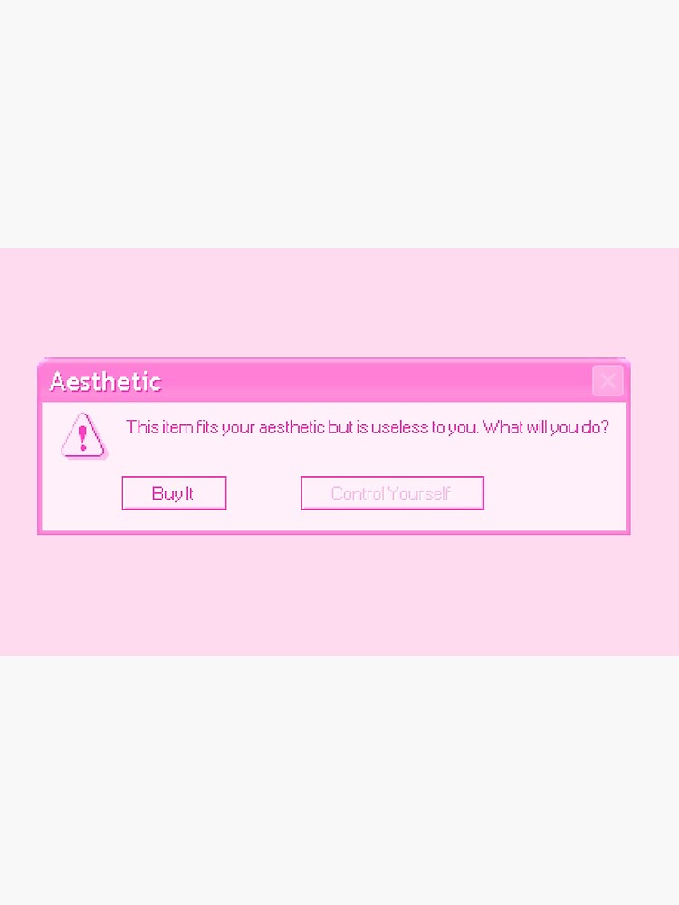 "Aesthetic Warning" Mug by WaterMeloni Redbubble