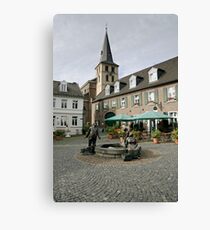 9 Marktbrunnen, Meerbusch Lank-Latum, NRW, Germany. Canvas Print