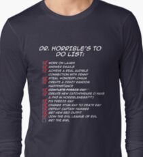Dr. Horrible's To Do List Long Sleeve T-Shirt