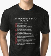 Dr. Horrible's To Do List Tri-blend T-Shirt
