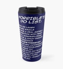 Dr. Horrible's To Do List Travel Mug